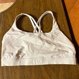 lululemon athletica Light Pink Crossback Wireless Sports Bra